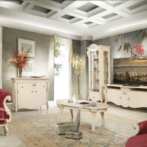 Mobilier Living Alb Colecția Anabell